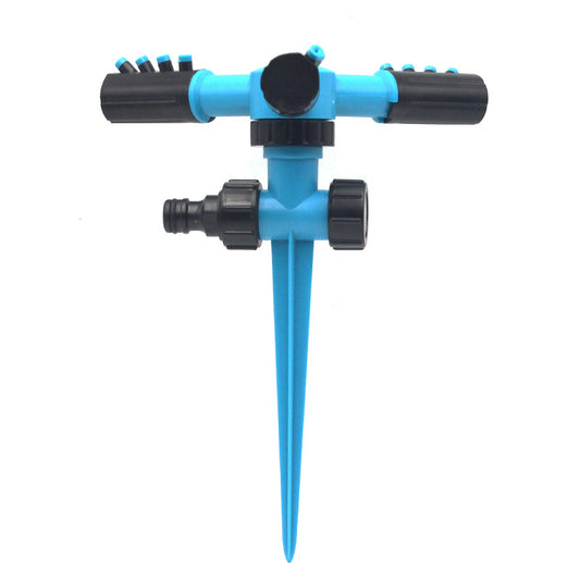 Aspersor rotativo manual de 3 puntas para jardinería agrícola