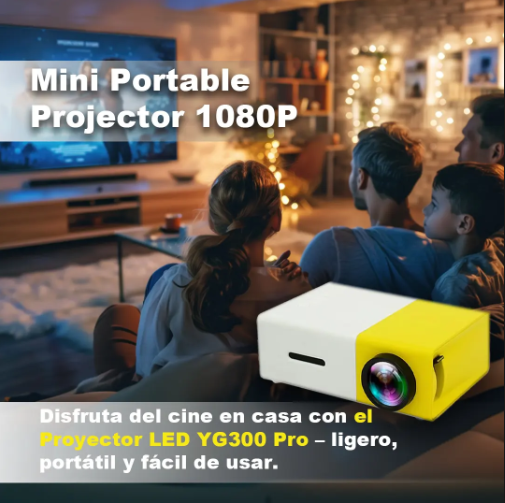 Mini proyector portátil 1080P