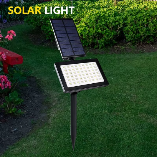 Foco solar para exteriores para insertar en la pared del jardín